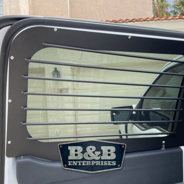 Horizontal side window bars