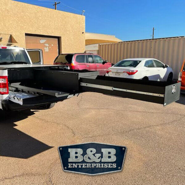 Box Pan Combo in Truck Bed